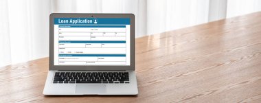 İnternet ağındaki mod dijital bilgi toplama için çevrimiçi kredi başvuru formu