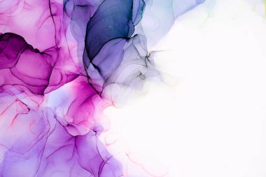 Soyut arkaplan için özgün tablodaki mermer mürekkep soyut sanat. Boyama, ombre alkol mürekkebinin pürüzsüz mermer arkaplan desenini yaratmak için yüksek kaliteli kağıt dokusuna boyanmış. .