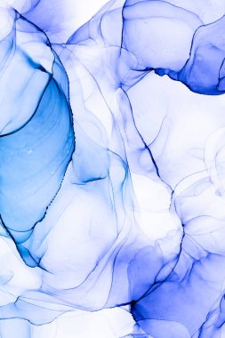 Soyut arkaplan için özgün tablodaki mermer mürekkep soyut sanat. Boyama, ombre alkol mürekkebinin pürüzsüz mermer arkaplan desenini yaratmak için yüksek kaliteli kağıt dokusuna boyanmış. .