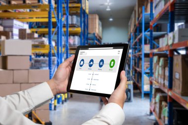 Ürün nakliyesi ve teslimatı için e-ticaret ve mod çevrimiçi iş izleme sistemi