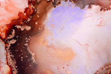 Soyut arkaplan için özgün tablodaki mermer mürekkep soyut sanat. Boyama, ombre alkol mürekkebinin pürüzsüz mermer arkaplan desenini yaratmak için yüksek kaliteli kağıt dokusuna boyanmış. .