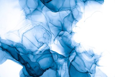 Soyut arkaplan için özgün tablodaki mermer mürekkep soyut sanat. Boyama, ombre alkol mürekkebinin pürüzsüz mermer arkaplan desenini yaratmak için yüksek kaliteli kağıt dokusuna boyanmış. .