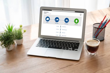 Ürün nakliyesi ve teslimatı için e-ticaret ve mod çevrimiçi iş izleme sistemi