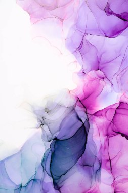 Soyut arkaplan için özgün tablodaki mermer mürekkep soyut sanat. Boyama, ombre alkol mürekkebinin pürüzsüz mermer arkaplan desenini yaratmak için yüksek kaliteli kağıt dokusuna boyanmış. .