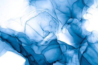 Soyut arkaplan için özgün tablodaki mermer mürekkep soyut sanat. Boyama, ombre alkol mürekkebinin pürüzsüz mermer arkaplan desenini yaratmak için yüksek kaliteli kağıt dokusuna boyanmış. .