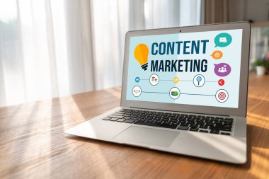 Mod çevrimiçi iş ve e-ticaret pazarlama stratejisi için içerik pazarlaması