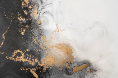 Soyut arkaplan için özgün tablodaki mermer mürekkep soyut sanat. Boyama, ombre alkol mürekkebinin pürüzsüz mermer arkaplan desenini yaratmak için yüksek kaliteli kağıt dokusuna boyanmış. .