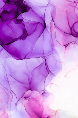 Soyut arkaplan için özgün tablodaki mermer mürekkep soyut sanat. Boyama, ombre alkol mürekkebinin pürüzsüz mermer arkaplan desenini yaratmak için yüksek kaliteli kağıt dokusuna boyanmış. .