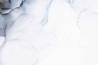 Soyut arkaplan için özgün tablodaki mermer mürekkep soyut sanat. Boyama, ombre alkol mürekkebinin pürüzsüz mermer arkaplan desenini yaratmak için yüksek kaliteli kağıt dokusuna boyanmış. .