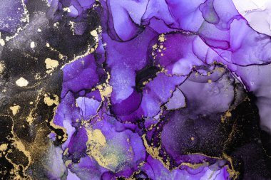 Soyut arkaplan için özgün tablodaki mermer mürekkep soyut sanat. Boyama, ombre alkol mürekkebinin pürüzsüz mermer arkaplan desenini yaratmak için yüksek kaliteli kağıt dokusuna boyanmış. .