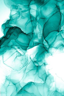 Soyut arkaplan için özgün tablodaki mermer mürekkep soyut sanat. Boyama, ombre alkol mürekkebinin pürüzsüz mermer arkaplan desenini yaratmak için yüksek kaliteli kağıt dokusuna boyanmış. .