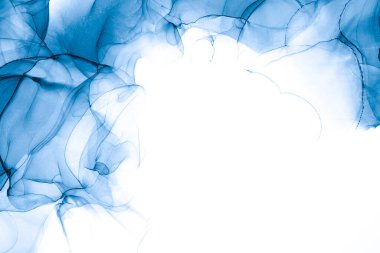 Soyut arkaplan için özgün tablodaki mermer mürekkep soyut sanat. Boyama, ombre alkol mürekkebinin pürüzsüz mermer arkaplan desenini yaratmak için yüksek kaliteli kağıt dokusuna boyanmış. .