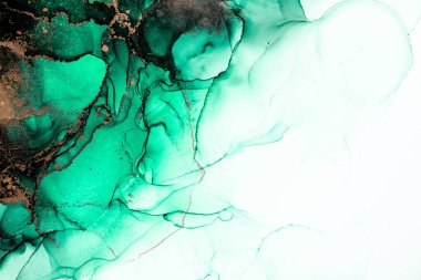 Soyut arkaplan için özgün tablodaki mermer mürekkep soyut sanat. Boyama, ombre alkol mürekkebinin pürüzsüz mermer arkaplan desenini yaratmak için yüksek kaliteli kağıt dokusuna boyanmış. .