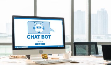 Müşteri sorularına otomatik olarak cevap veren mod çevrimiçi iş için Chatbot yazılım uygulaması