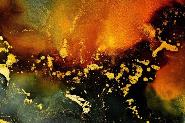 Enfes orjinal resmin mermer mürekkep sanatının soyut arkaplanını yakmak. Boyama, ombre alkol mürekkebinin pürüzsüz mermer arkaplan desenini yaratmak için yüksek kaliteli kağıt dokusuna boyanmış. .