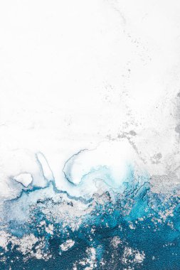 Soyut arkaplan için özgün tablodaki mermer mürekkep soyut sanat. Resim, Kintsuki mürekkep sanatının düz mermer arkaplan desenini yaratmak için yüksek kaliteli kağıt dokusuna boyanmış. .