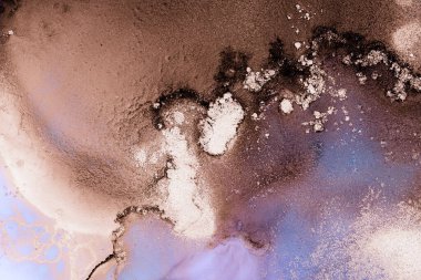 Soyut arkaplan için özgün tablodaki mermer mürekkep soyut sanat. Boyama, ombre alkol mürekkebinin pürüzsüz mermer arkaplan desenini yaratmak için yüksek kaliteli kağıt dokusuna boyanmış. .