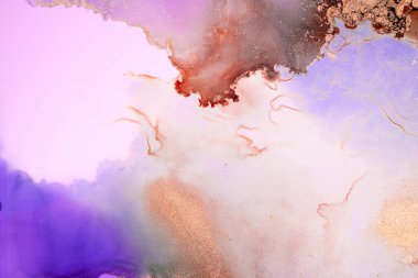 Soyut arkaplan için özgün tablodaki mermer mürekkep soyut sanat. Boyama, ombre alkol mürekkebinin pürüzsüz mermer arkaplan desenini yaratmak için yüksek kaliteli kağıt dokusuna boyanmış. .