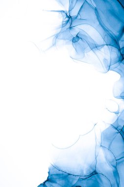 Soyut arkaplan için özgün tablodaki mermer mürekkep soyut sanat. Boyama, ombre alkol mürekkebinin pürüzsüz mermer arkaplan desenini yaratmak için yüksek kaliteli kağıt dokusuna boyanmış. .