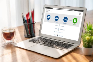 Ürün nakliyesi ve teslimatı için e-ticaret ve mod çevrimiçi iş izleme sistemi