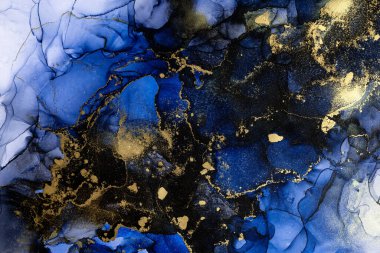 Soyut arkaplan için özgün tablodaki mermer mürekkep soyut sanat. Boyama, ombre alkol mürekkebinin pürüzsüz mermer arkaplan desenini yaratmak için yüksek kaliteli kağıt dokusuna boyanmış. .