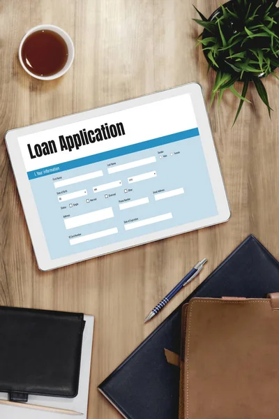 Online loan application form for modish digital information collection on the internet network