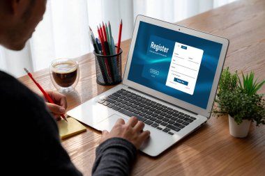 İnternet sitesinde mod form doldurmak için çevrimiçi kayıt formu