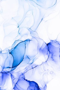 Soyut arkaplan için özgün tablodaki mermer mürekkep soyut sanat. Boyama, ombre alkol mürekkebinin pürüzsüz mermer arkaplan desenini yaratmak için yüksek kaliteli kağıt dokusuna boyanmış. .