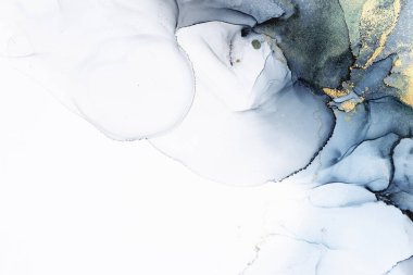 Soyut arkaplan için özgün tablodaki mermer mürekkep soyut sanat. Boyama, ombre alkol mürekkebinin pürüzsüz mermer arkaplan desenini yaratmak için yüksek kaliteli kağıt dokusuna boyanmış. .