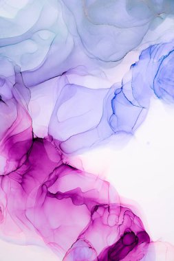 Soyut arkaplan için özgün tablodaki mermer mürekkep soyut sanat. Boyama, ombre alkol mürekkebinin pürüzsüz mermer arkaplan desenini yaratmak için yüksek kaliteli kağıt dokusuna boyanmış. .