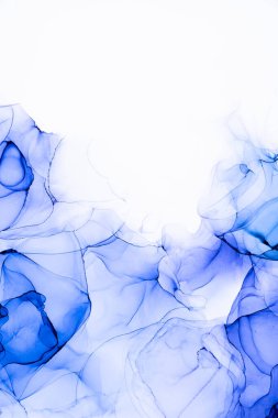 Soyut arkaplan için özgün tablodaki mermer mürekkep soyut sanat. Boyama, ombre alkol mürekkebinin pürüzsüz mermer arkaplan desenini yaratmak için yüksek kaliteli kağıt dokusuna boyanmış. .