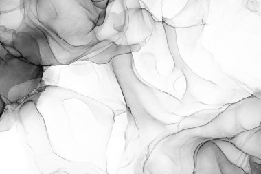 Soyut arkaplan için özgün tablodaki mermer mürekkep soyut sanat. Boyama, ombre alkol mürekkebinin pürüzsüz mermer arkaplan desenini yaratmak için yüksek kaliteli kağıt dokusuna boyanmış. .