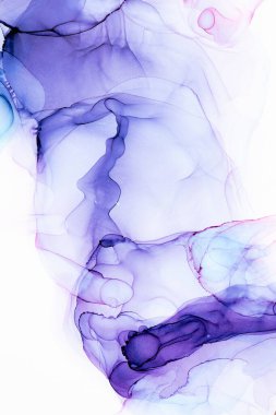 Soyut arkaplan için özgün tablodaki mermer mürekkep soyut sanat. Boyama, ombre alkol mürekkebinin pürüzsüz mermer arkaplan desenini yaratmak için yüksek kaliteli kağıt dokusuna boyanmış. .