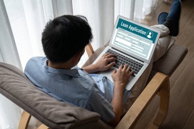 İnternet ağındaki mod dijital bilgi toplama için çevrimiçi kredi başvuru formu