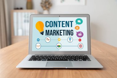 Mod çevrimiçi iş ve e-ticaret pazarlama stratejisi için içerik pazarlaması