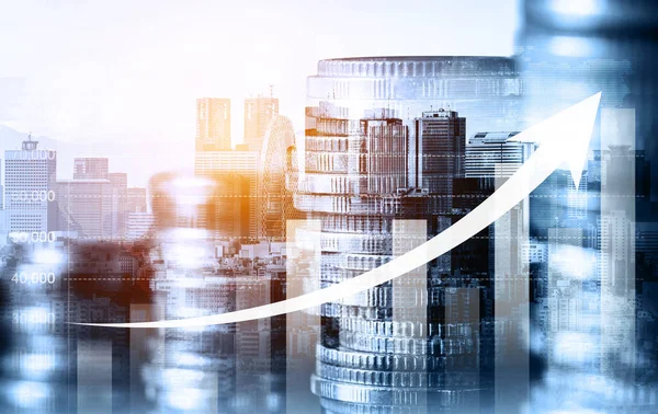 Finansiering Och Pengar Teknik Bakgrund Begreppet Företag Välstånd Och Kapitalförvaltning — Stockfoto
