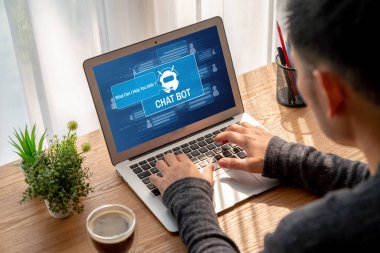 Müşteri sorularına otomatik olarak cevap veren mod çevrimiçi iş için Chatbot yazılım uygulaması