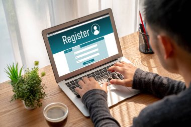 İnternet sitesinde mod form doldurmak için çevrimiçi kayıt formu