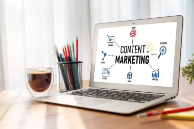 Mod çevrimiçi iş ve e-ticaret pazarlama stratejisi için içerik pazarlaması