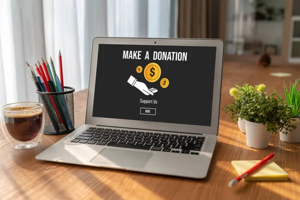 Online donation platform offer modish money sending system for people to transfer on the internet