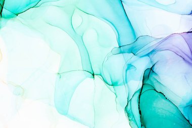 Soyut arkaplan için özgün tablodaki mermer mürekkep soyut sanat. Boyama, ombre alkol mürekkebinin pürüzsüz mermer arkaplan desenini yaratmak için yüksek kaliteli kağıt dokusuna boyanmış. .