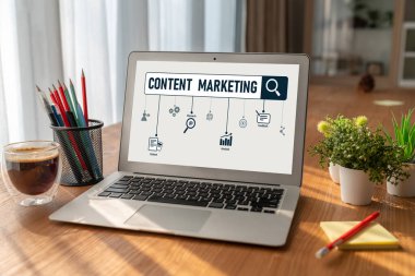 Mod çevrimiçi iş ve e-ticaret pazarlama stratejisi için içerik pazarlaması