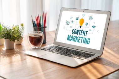 Mod çevrimiçi iş ve e-ticaret pazarlama stratejisi için içerik pazarlaması