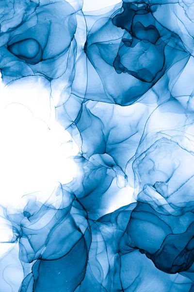 Soyut arkaplan için özgün tablodaki mermer mürekkep soyut sanat. Boyama, ombre alkol mürekkebinin pürüzsüz mermer arkaplan desenini yaratmak için yüksek kaliteli kağıt dokusuna boyanmış. .