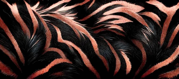 Spectacular closeup image of zebra fur with realistic texture pattern in black and white. Detail in high resolution. High resolution detail. Digital art 3D illustration.