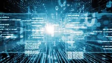 Yazılım geliştirme, uygulama programlama kodu ve gizli bilgisayar kodlaması. Yeni bilgi çağındaki küresel eğilimleri değiştiren akıllı dijital dönüşüm ve teknoloji bozulması kavramı .