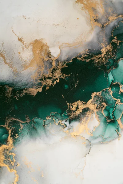 Soyut arkaplan için özgün tablodaki mermer mürekkep soyut sanat. Resim, Kintsuki mürekkep sanatının düz mermer arkaplan desenini yaratmak için yüksek kaliteli kağıt dokusuna boyanmış. .