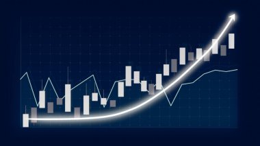 İma edici grafik grafiğindeki iş büyümesi konsepti pazarlama satışlarının gelecekteki hedefe arttığını gösteriyor. Şirket işlerinin yükselmesi için mükemmel bir mali durum. Finans ve para 3B oluşturma .