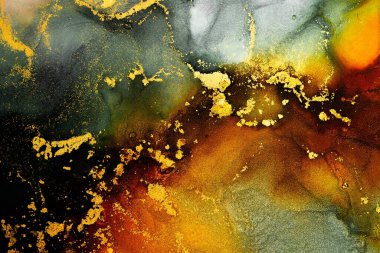 Enfes orjinal resmin mermer mürekkep sanatının soyut arkaplanını yakmak. Boyama, ombre alkol mürekkebinin pürüzsüz mermer arkaplan desenini yaratmak için yüksek kaliteli kağıt dokusuna boyanmış. .