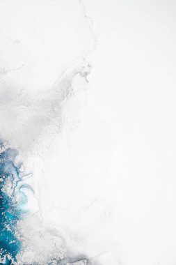 Soyut arkaplan için özgün tablodaki mermer mürekkep soyut sanat. Resim, Kintsuki mürekkep sanatının düz mermer arkaplan desenini yaratmak için yüksek kaliteli kağıt dokusuna boyanmış. .